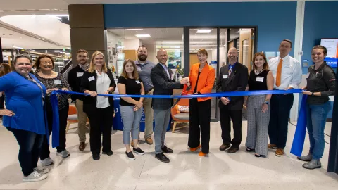 Ribbon cutting