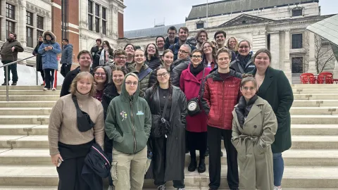 Theatre faculty led English Period Styles for the Theatre and British Theatre for 22 students in the United Kingdom. 