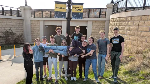 The visit to Dubuque’s Bee Branch Creek Restoration Project offered a firsthand look at how engineering can meaningfully serve both environmental and community needs. 