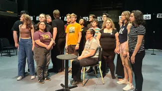 “This is an amazing opportunity to show our audiences something a little unusual while still featuring our talented student performers and designers," said Ann Dillon Farrelly, professor of theatre and production director..  