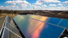 Existing solar array on Engineering Hall