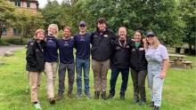 Senior Isaac Nollen (pictured fourth from left) was on the four-person American soil judging team that took first place at last month’s International Soil Judging Competition in Scotland.