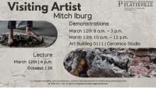 UW-Platteville hosts renowned ceramic artist Mitch Iburg.