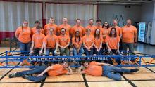 The Steel Bridge Team took first place overall at the 2025 Western Great Lakes Student Steel Bridge Regional Competition and heads to the national competition next month.