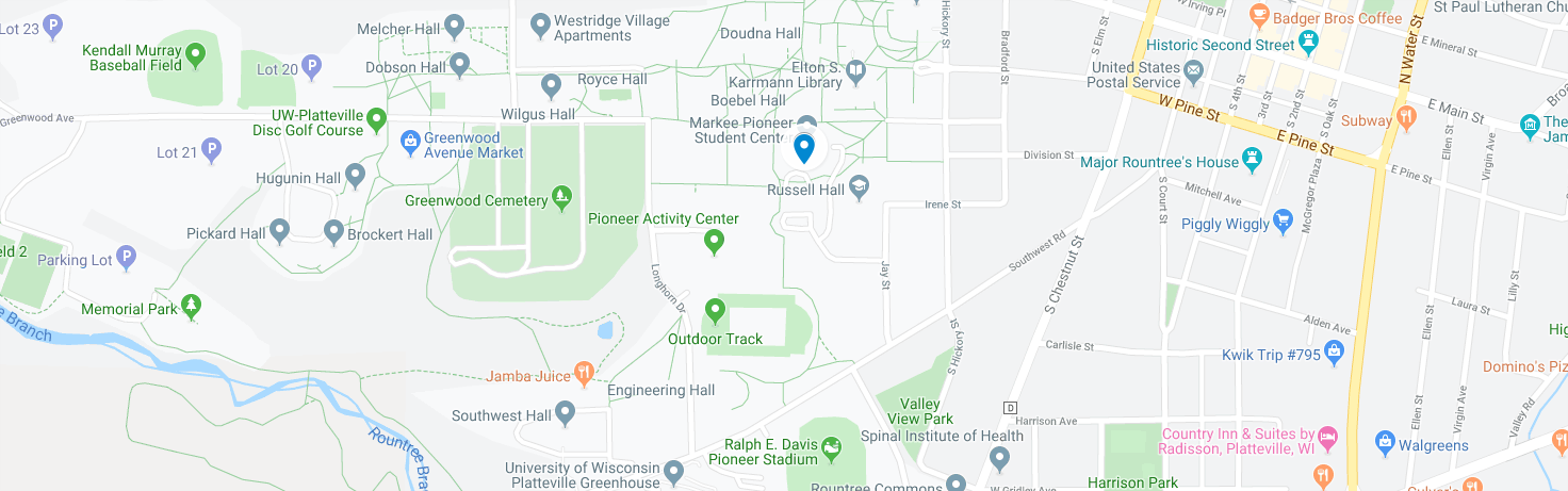 uw platteville campus map Maps Directions Uw Platteville uw platteville campus map
