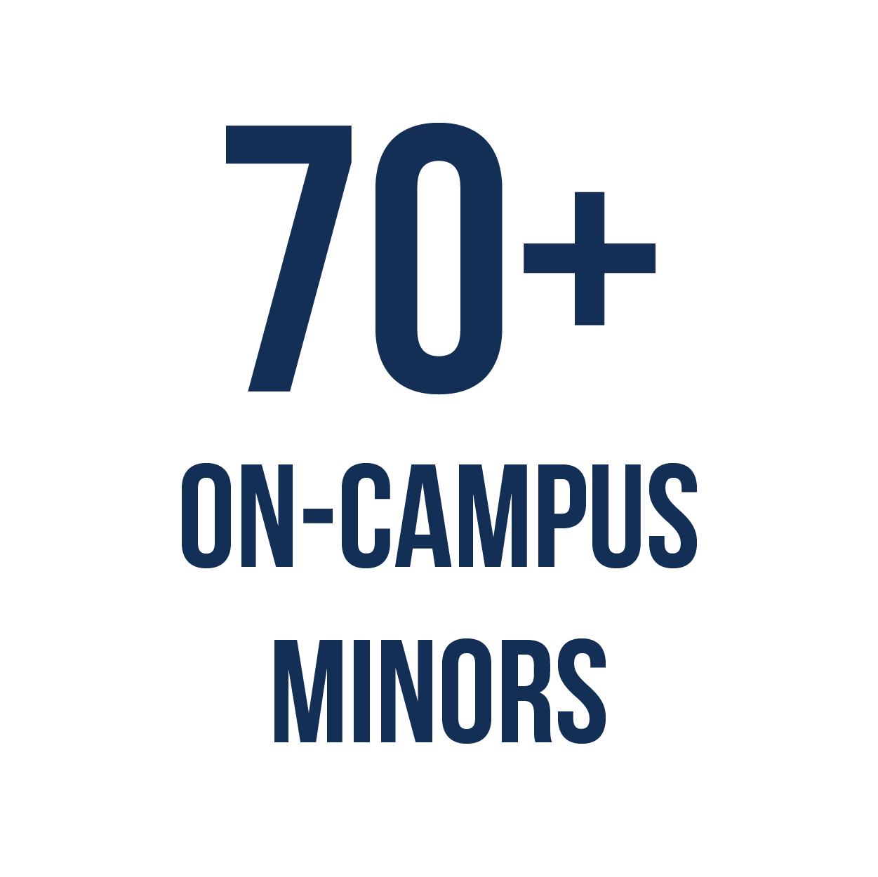70+ on-campus minors