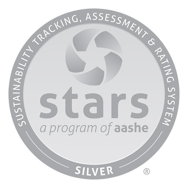 AASHE silver star badge