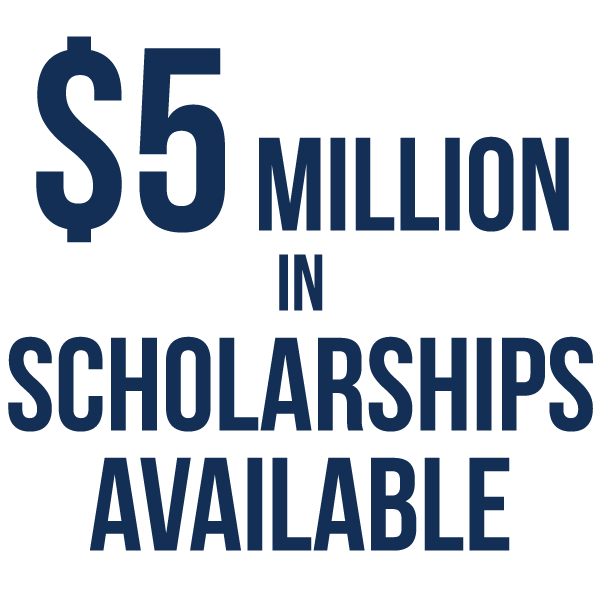 $5 million in scholarships available
