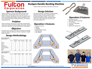 Dustpan Handle Bending Machine poster