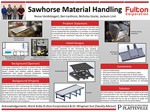 Sawhorse Loading Rack and Conveyor