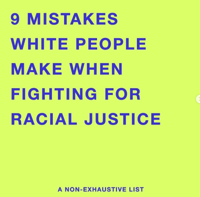 9 Mistakes White People