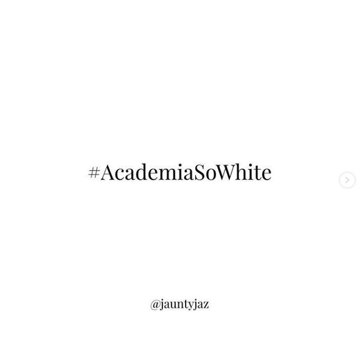 #AcademiaSoWhite