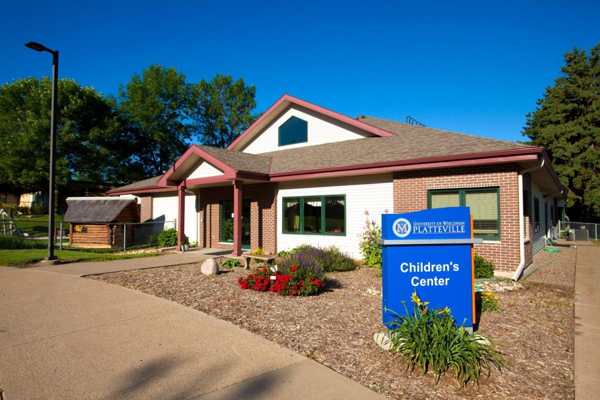 UW-Platteville Children's Center building entrance