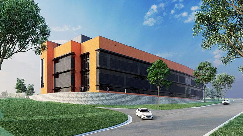 Sesquicentennial Hall Exterior Rendering