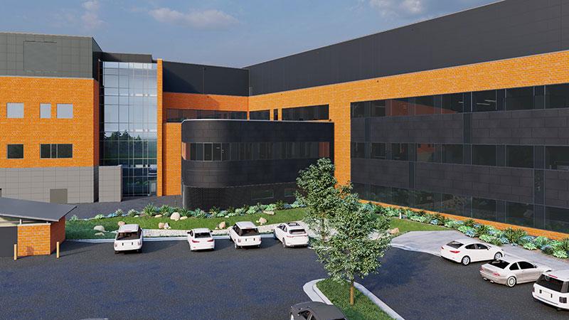 Sesquicentennial Hall Exterior Rendering