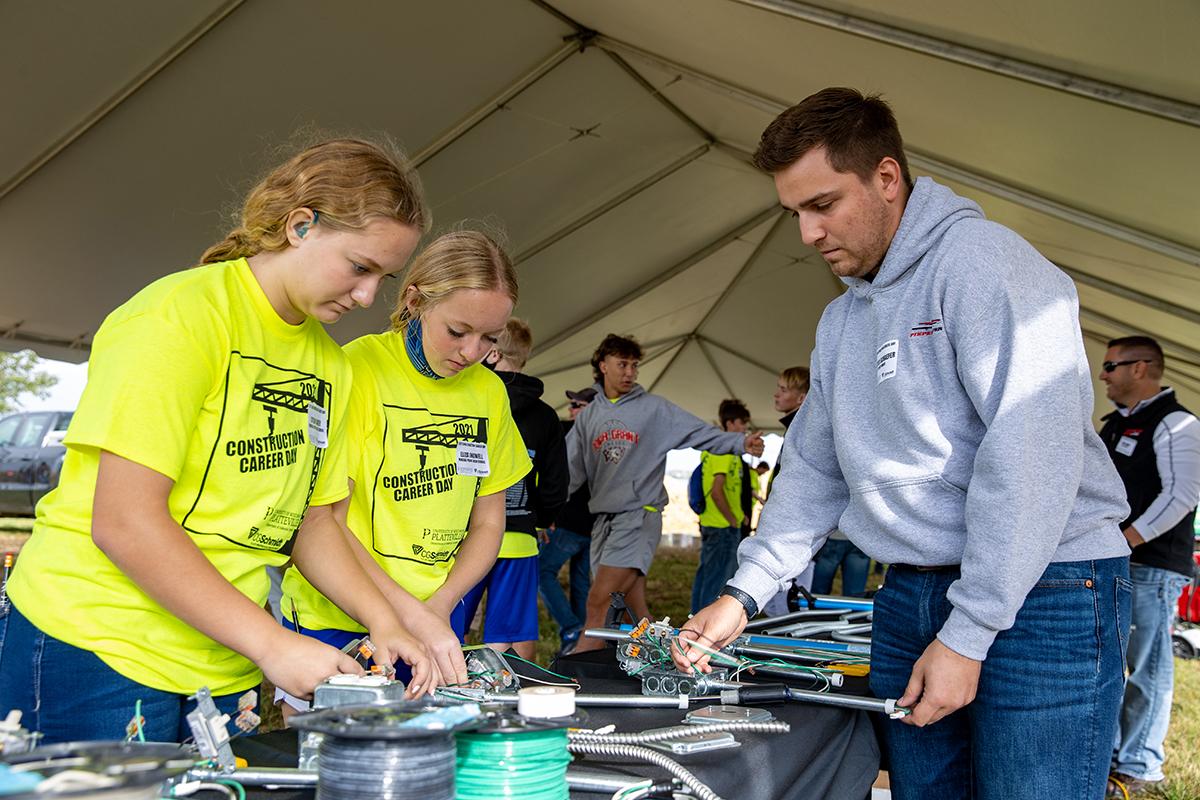 Construction Career Day Dean Weber