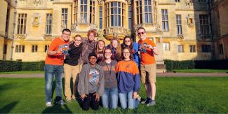 study abroad student group