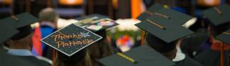 UW-Platteville graduate's caps