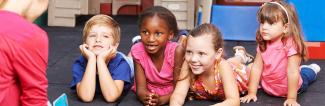 Children at story time