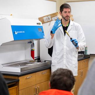 Tim Juedes, an expert forensic investigation professor