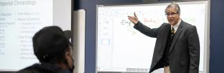 Richland professor teaching