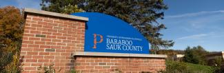 Baraboo Sauk County campus sign