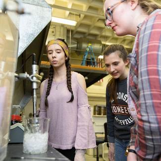 Students in lab