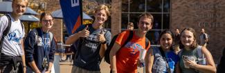 students at involvement fair