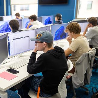class in Cybersecurity Lab
