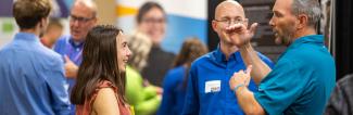 student at Career Fair