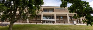 Outside photo of Karrmann Library