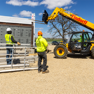 UW-Platteville students working in Construction Lab
