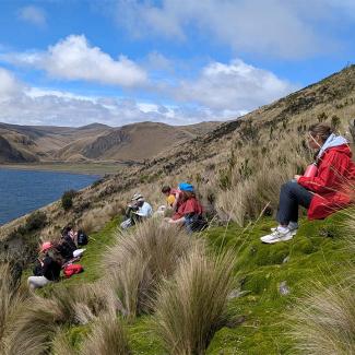 Environmental Science students on Galápagos Islands
