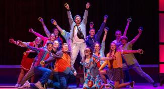 UW-Platteville students performing musical