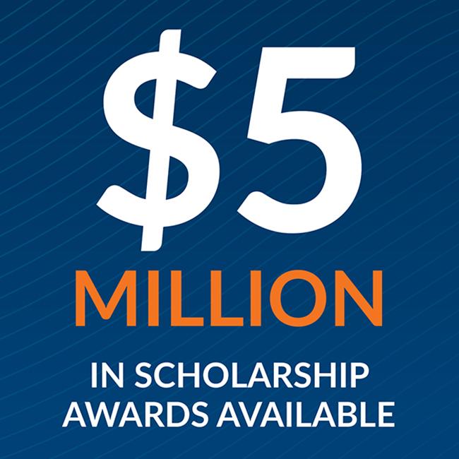 $5 million in scholarships available 